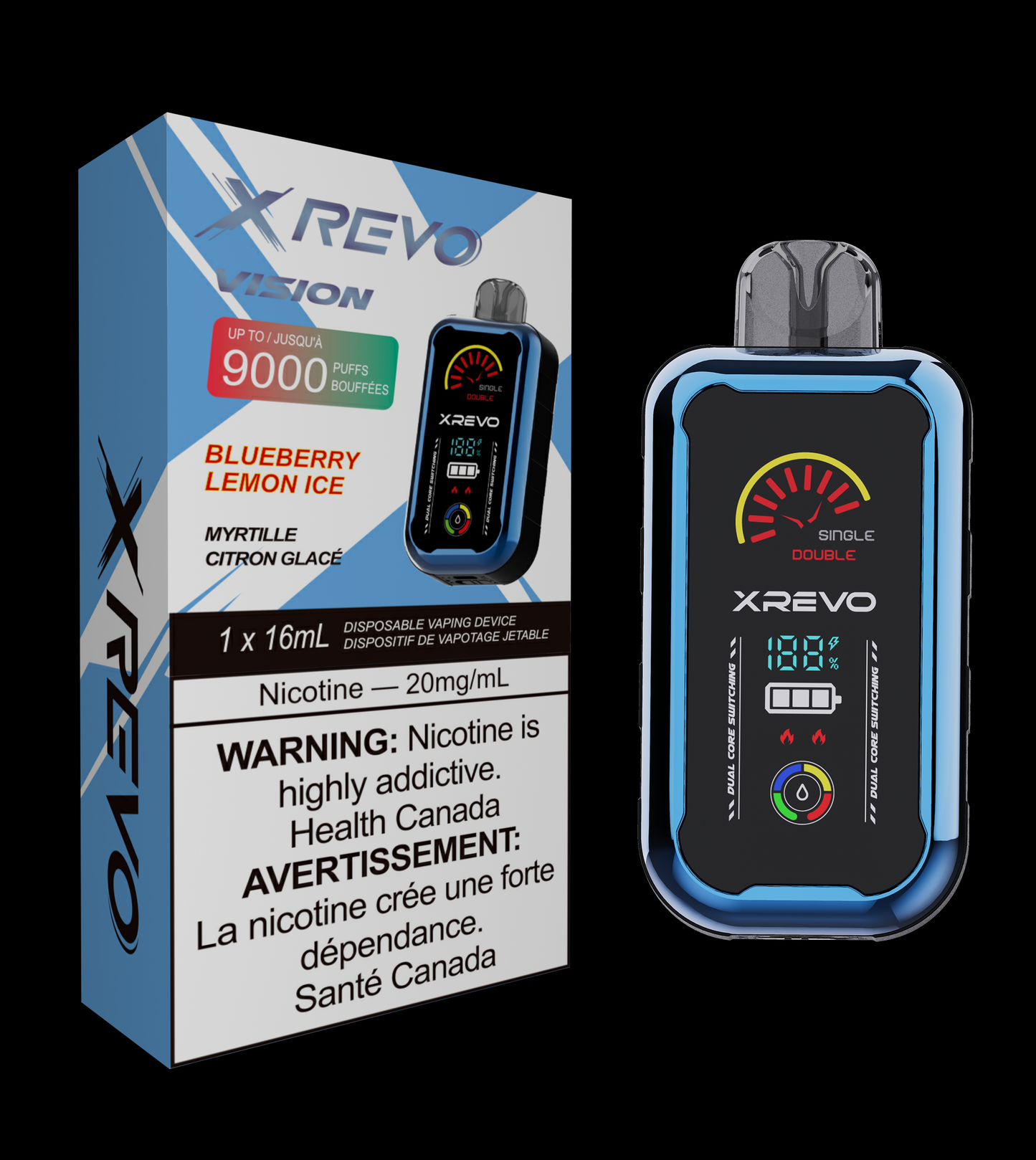 XREVO VISION Blueberry Lemon Ice - 20mg (5PC/CTN)