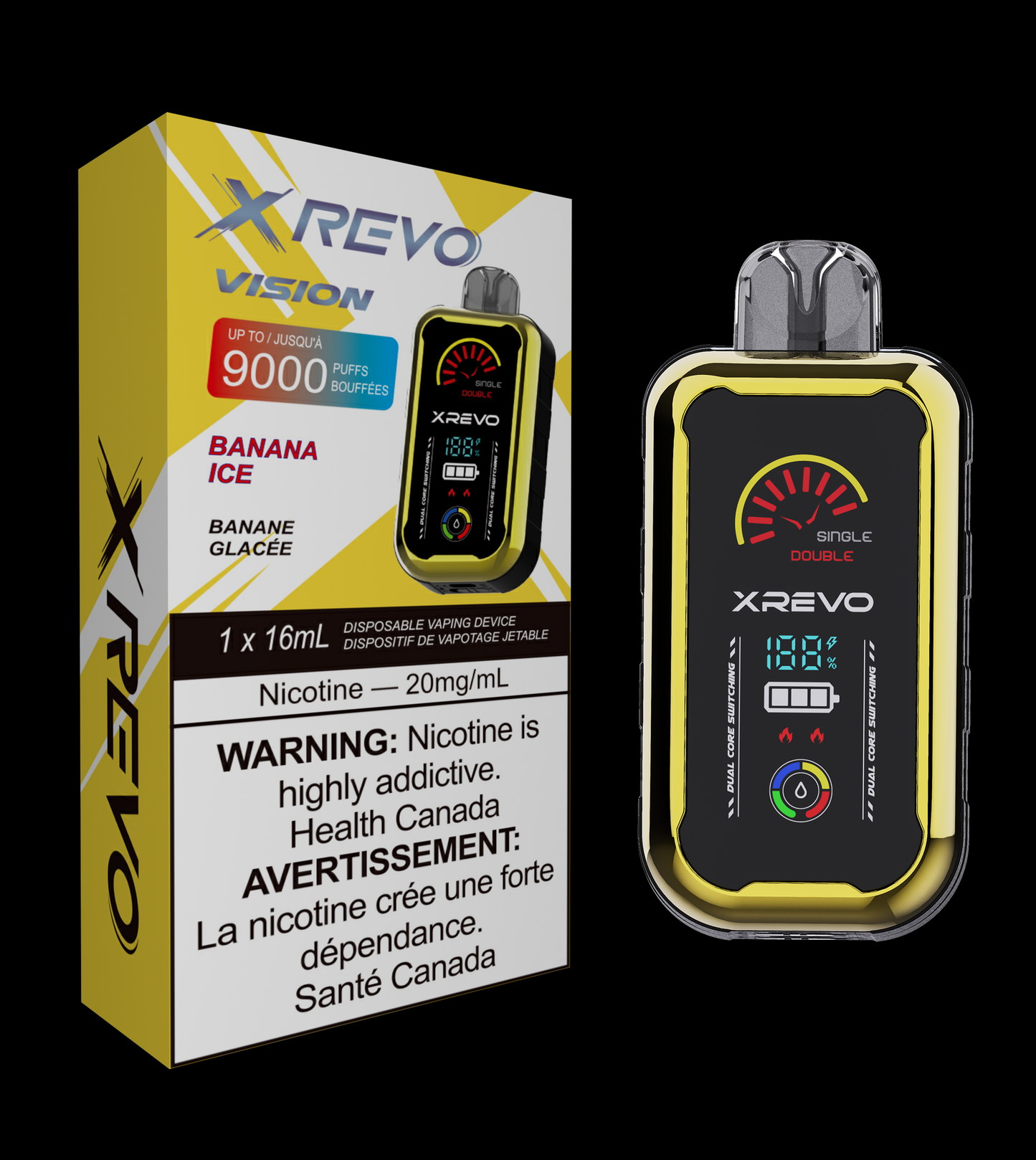 XREVO VISION Banana Ice - 20mg (5PC/CTN)
