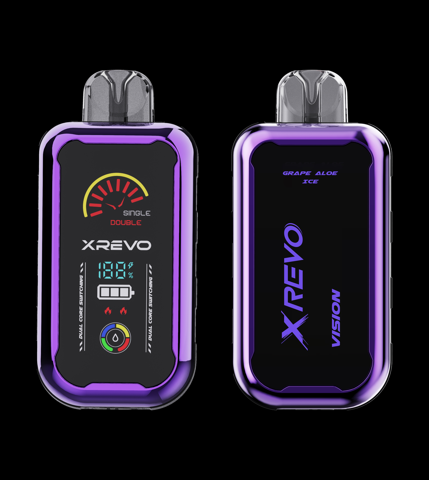 XREVO VISION Grape Aloe Ice - 20mg (5PC/CTN) (ON)
